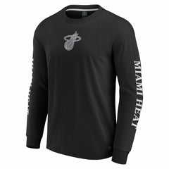 Fanatics Miami Heat Elements Strive Long Sleeve T-Shirt Black
