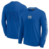 Fanatics Philadelphia 76ers Elements Strive Long Sleeve T-Shirt Royal