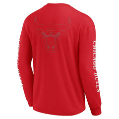 Fanatics Chicago Bulls Elements Strive Long Sleeve T-Shirt Red
