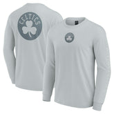 Fanatics Boston Celtics Elements Strive Long Sleeve T-Shirt Gray