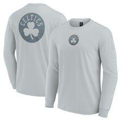 Fanatics Boston Celtics Elements Strive Long Sleeve T-Shirt Gray