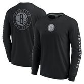 Fanatics Brooklyn Nets Elements Strive Long Sleeve T-Shirt Black