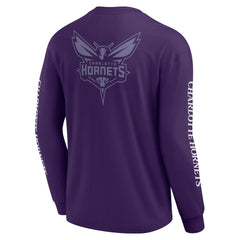 Fanatics Charlotte Hornets Elements Strive Long Sleeve T-Shirt Purple