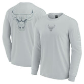 Fanatics Chicago Bulls Elements Strive Long Sleeve T-Shirt Gray