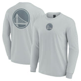 Fanatics Golden State Warriors Elements Strive Long Sleeve T-Shirt Gray