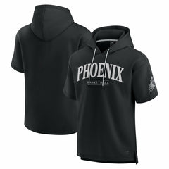 Fanatics Phoenix Suns Elements Ready Short Sleeve Pullover Hoodie Black