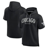 Fanatics Chicago Bulls Elements Ready Short Sleeve Pullover Hoodie Black