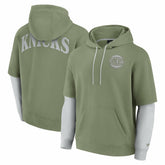 Fanatics New York Knicks Elements Sleek Pullover Hoodie Olive