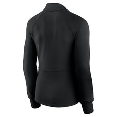 Fanatics Philadelphia 76ers Women's Elements Match Raglan Quarter-Zip Top Black