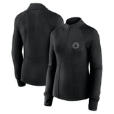 Fanatics Boston Celtics Women's Elements Match Raglan Quarter-Zip Top Black
