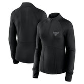 Fanatics Chicago Bulls Women's Elements Match Raglan Quarter-Zip Top Black
