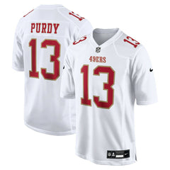 Brock Purdy San Francisco 49ers Fashion Game Jersey - Tundra White - Nike