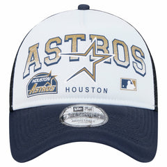 Houston Astros New Era Retro Wordmark 9FORTY A-Frame Trucker Adjustable Hat Sale