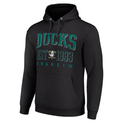 Anaheim Ducks Starter Retro Graphic Pullover Hoodie - Black | NHL online