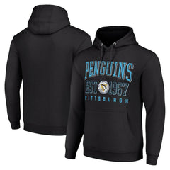 Pittsburgh Penguins Starter Retro Graphic Pullover Hoodie - Black | NHL Lifestyle