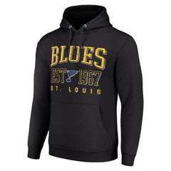 St. Louis Blues Starter Retro Graphic Pullover Hoodie - Black | NHL near me
