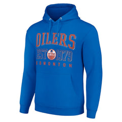 Edmonton Oilers Starter Retro Graphic Pullover Hoodie - Royal | NHL discount