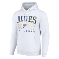 St. Louis Blues Starter Retro Graphic Pullover Hoodie - White | NHL on sale