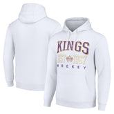 Los Angeles Kings Starter Retro Graphic Pullover Hoodie - White | NHL near me