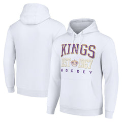 Los Angeles Kings Starter Retro Graphic Pullover Hoodie - White | NHL near me