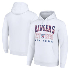 New York Rangers Starter Retro Graphic Pullover Hoodie - White | NHL sale