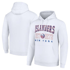 New York Islanders Starter Retro Graphic Pullover Hoodie - White | NHL online