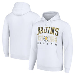 Boston Bruins Starter Retro Graphic Pullover Hoodie - White | NHL on sale
