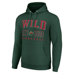 Minnesota Wild Starter Graphic Pullover Hoodie - Green | NHL near me