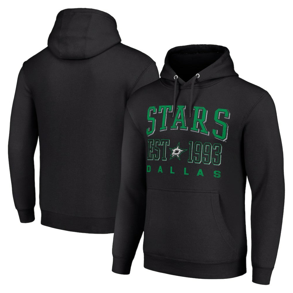 Dallas Stars Starter Graphic Pullover Hoodie - Black | NHL sale