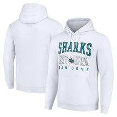 San Jose Sharks Starter Graphic Pullover Hoodie - White | NHL near me