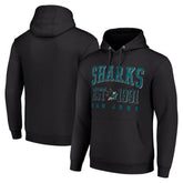San Jose Sharks Starter Graphic Pullover Hoodie - Black | NHL sale