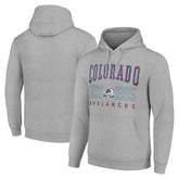 Colorado Avalanche Starter Graphic Pullover Hoodie - Heather Gray | NHL sale
