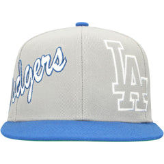 Los Angeles Dodgers Mitchell & Ness Knock Out Panel Snapback Hat Online