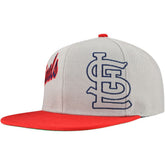St. Louis Cardinals Mitchell & Ness Knock Out Panel Snapback Hat Online