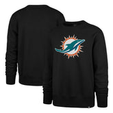 Miami Dolphins '47 Imprint Headline Pullover Sweatshirt - Black - 47 brand