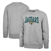 Jacksonville Jaguars '47 Varsity Block Headline Pullover Sweatshirt - Gray - 47 brand