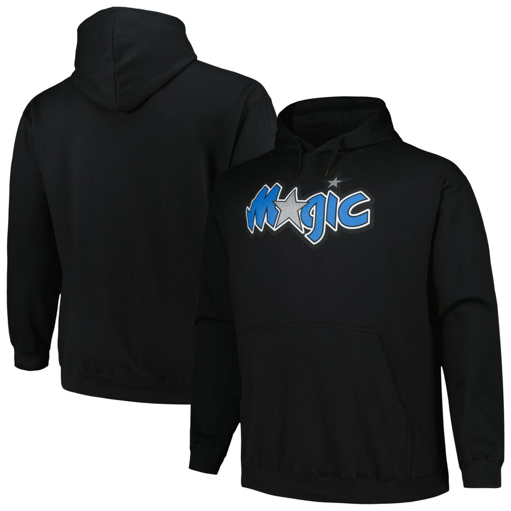 Mitchell & Ness Orlando Magic Hardwood Classics Big & Tall Pullover Hoodie Black