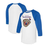 Texas Rangers Tiny Turnip Unisex Butterfly Glove 3/4-Sleeve Raglan T-Shirt Outlet