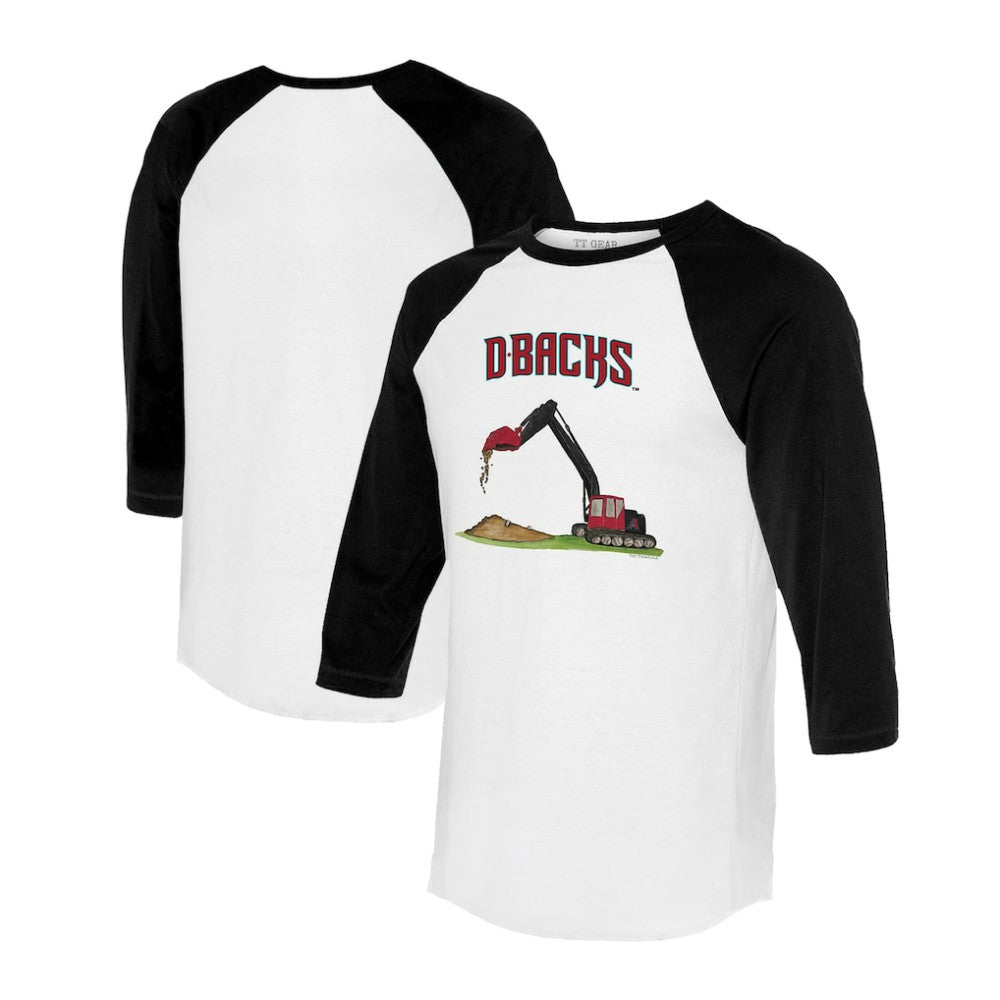 Arizona Diamondbacks Tiny Turnip Unisex Excavator 3/4-Sleeve Raglan T-Shirt Online