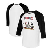 Arizona Diamondbacks Tiny Turnip Unisex Gnomes 3/4-Sleeve Raglan T-Shirt Discount