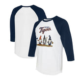 Detroit Tigers Tiny Turnip Unisex Gnomes 3/4-Sleeve Raglan T-Shirt Online