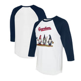 Cleveland Guardians Tiny Turnip Unisex Gnomes 3/4-Sleeve Raglan T-Shirt Near Me