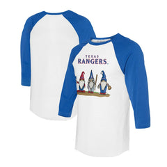 Texas Rangers Tiny Turnip Unisex Gnomes 3/4-Sleeve Raglan T-Shirt Near Me