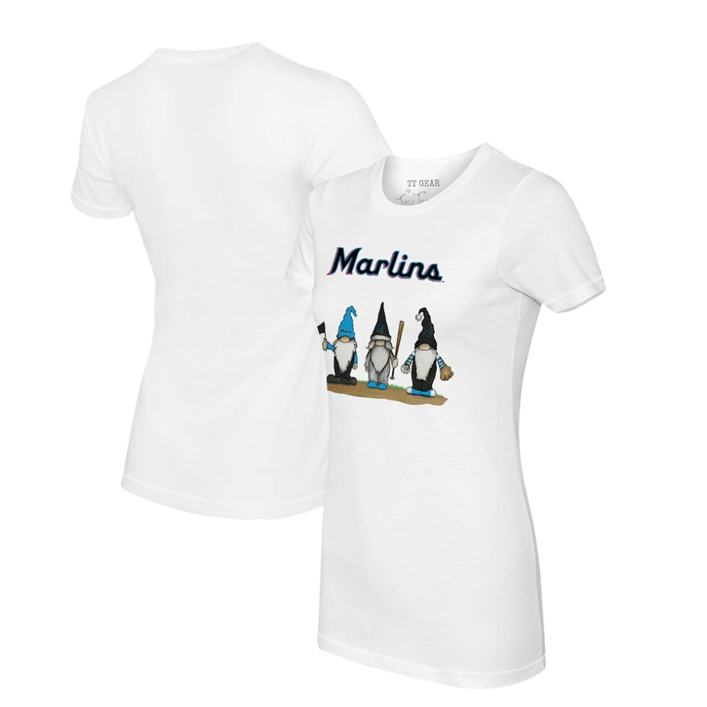 Miami Marlins Tiny Turnip Women's Gnomes T-Shirt Sale