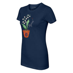 Detroit Tigers Tiny Turnip Women's Lilies & Ladybugs T-Shirt Near Me