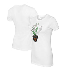 San Francisco Giants Tiny Turnip Women's Lilies & Ladybugs T-Shirt Discount