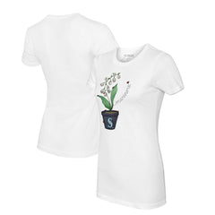 Seattle Mariners Tiny Turnip Women's Lilies & Ladybugs T-Shirt Online