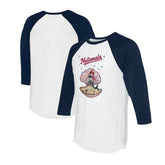 Washington Nationals Tiny Turnip Unisex Mermaid 3/4-Sleeve Raglan T-Shirt Outlet