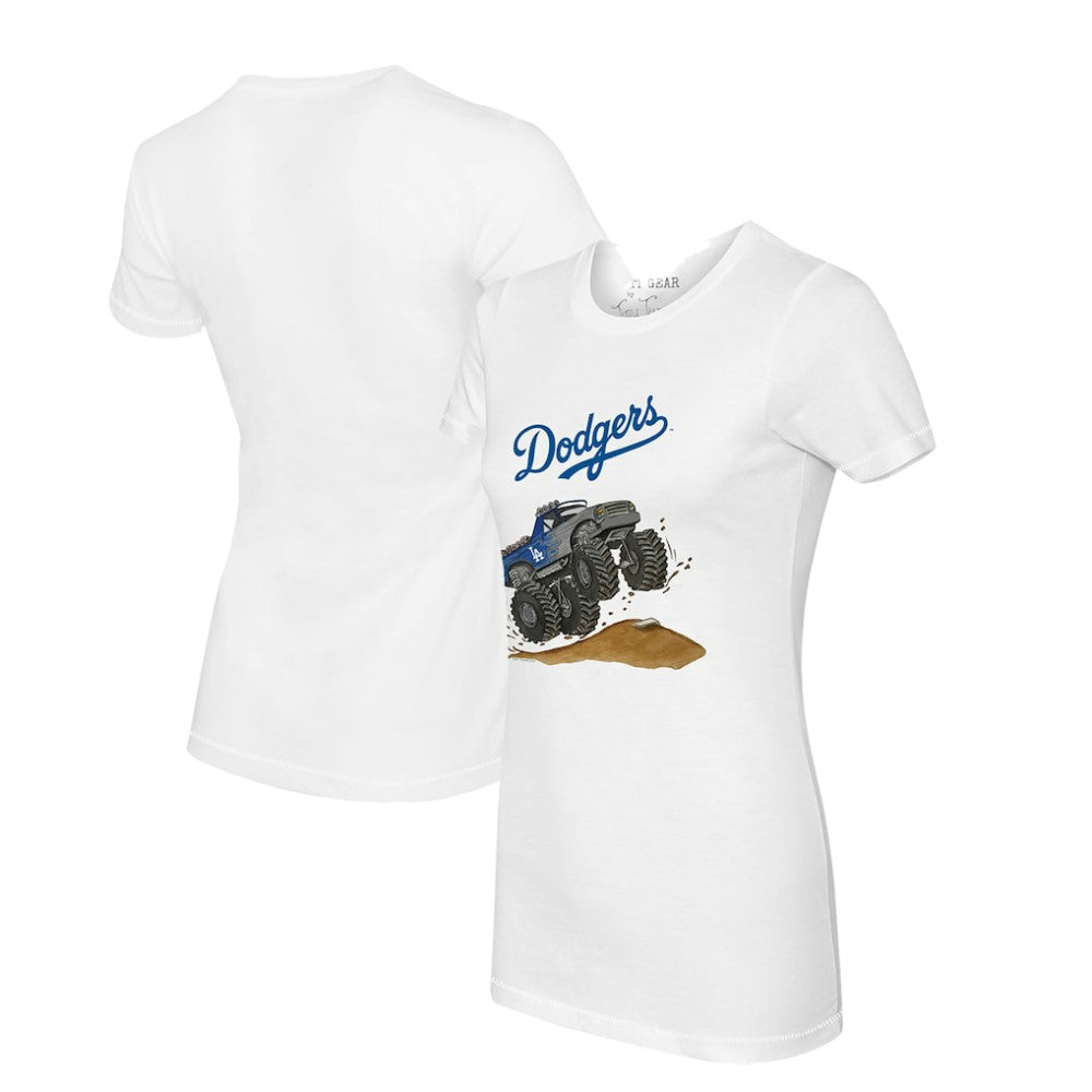 Los Angeles Dodgers Tiny Turnip Women's Monster Truck T-Shirt Sale