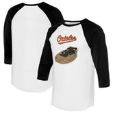 Baltimore Orioles Tiny Turnip Unisex Race Car 3/4-Sleeve Raglan T-Shirt Near Me